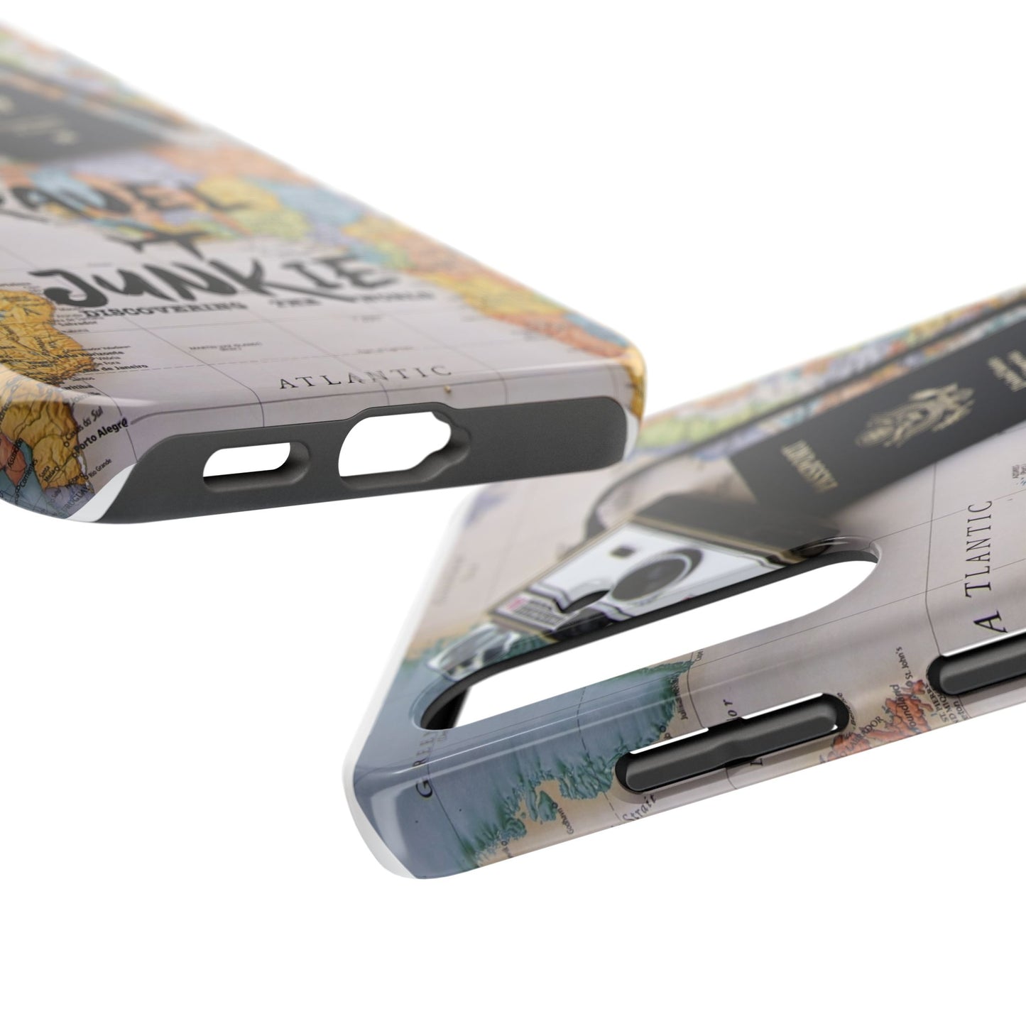 Travel Junkie Phone Case - Perfect for Adventure Lovers and Globe Trotters