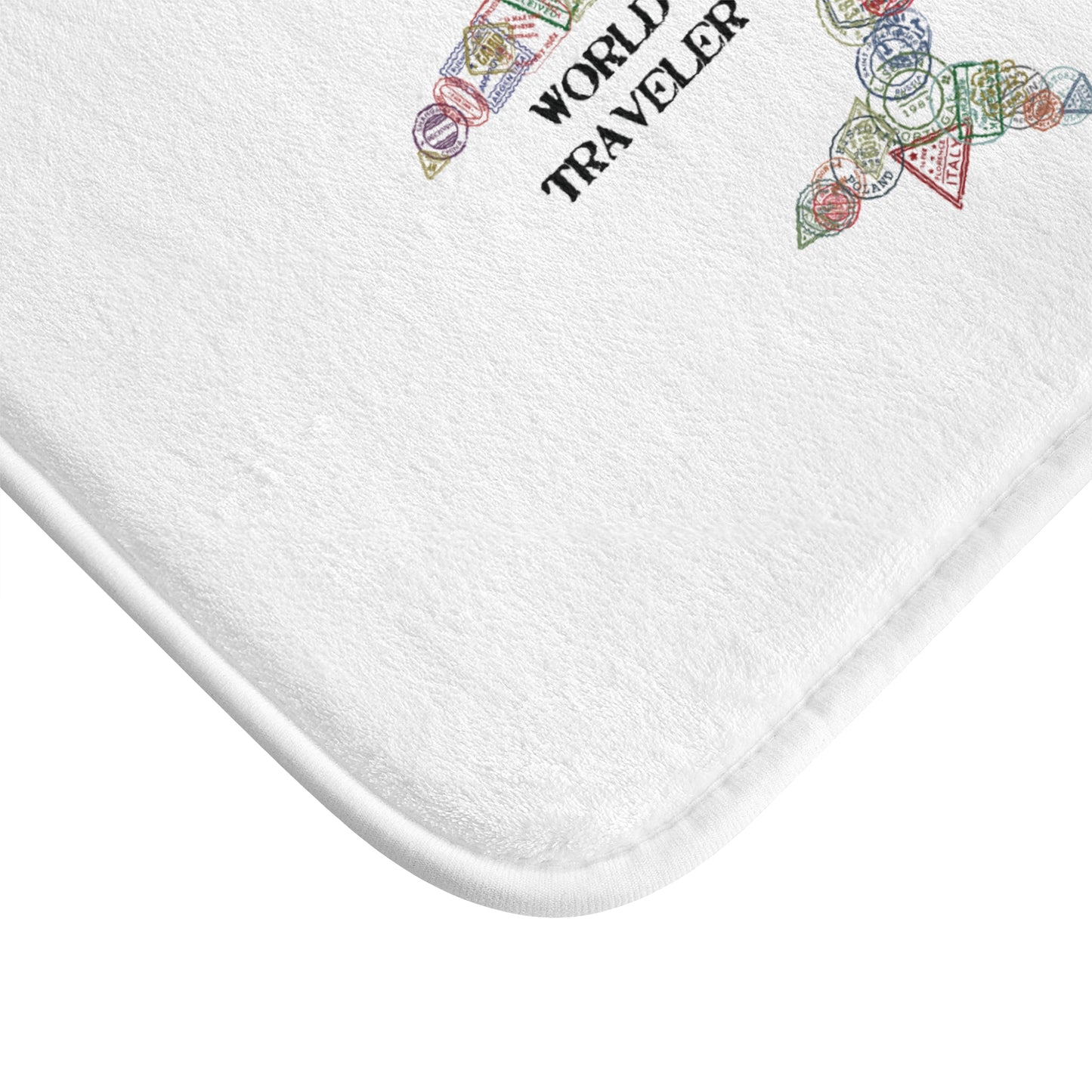 World Traveler Bath Mat - Perfect Gift for Travel Enthusiasts