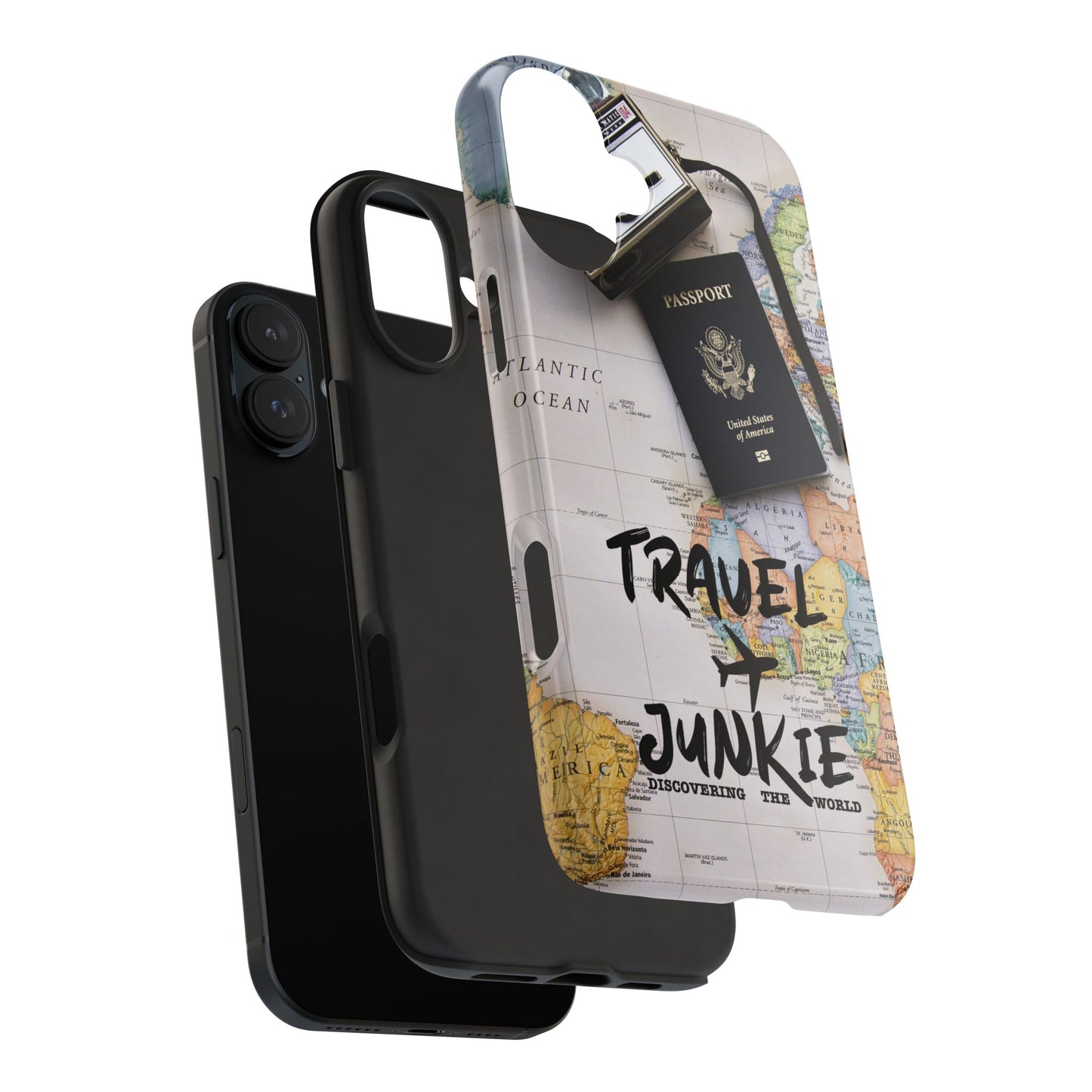 Travel Junkie Phone Case - Perfect for Adventure Lovers and Globe Trotters