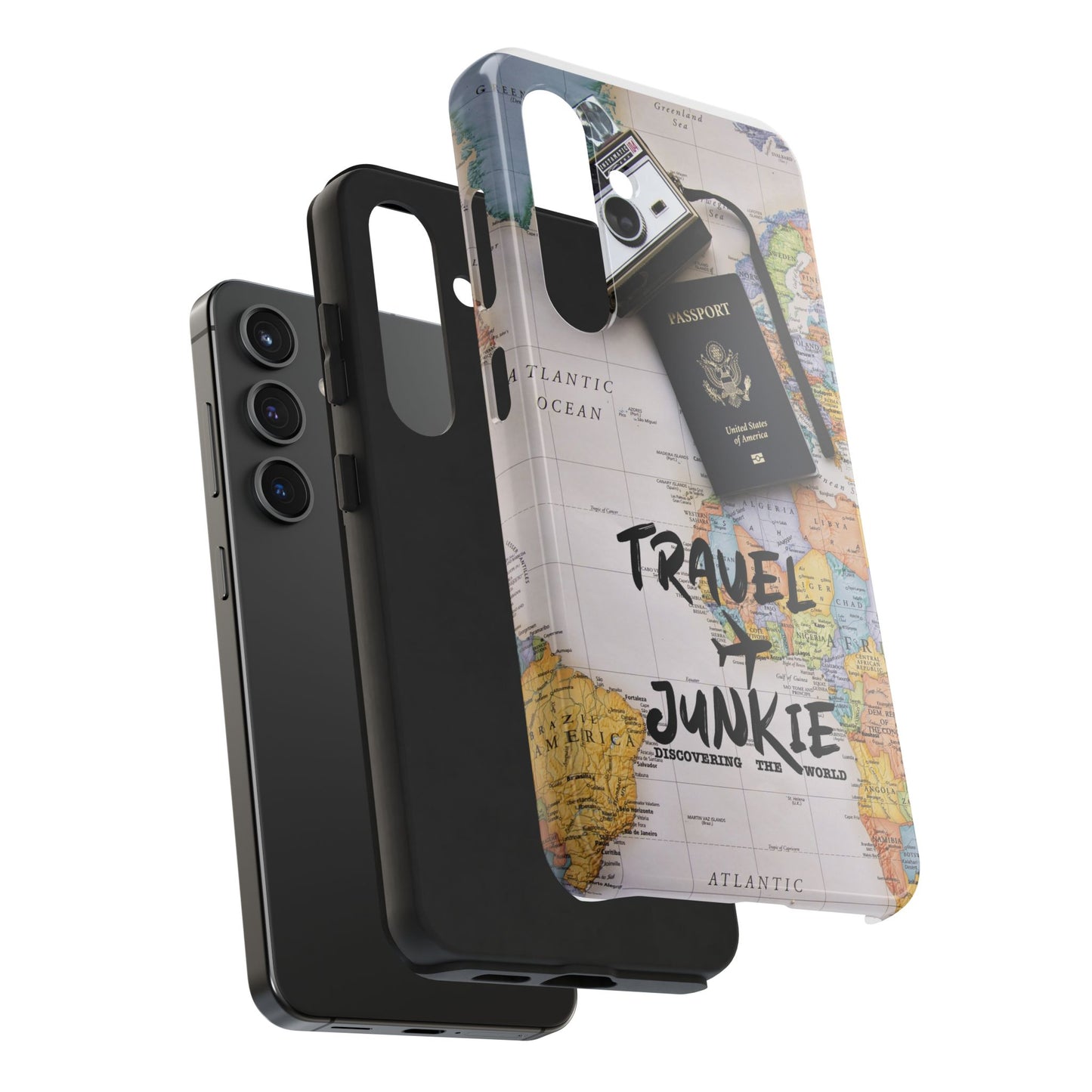 Travel Junkie Phone Case - Perfect for Adventure Lovers and Globe Trotters