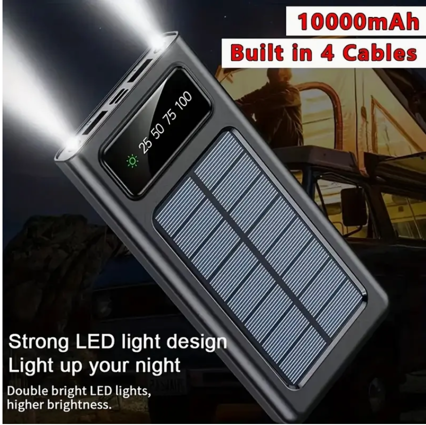 Travel Solar Energy Power bank 10000mAH